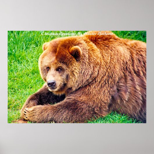 クリスマスグリーティングマイハンターギャザー ポスター (正面)