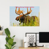 クリスマスグリーティングマイハンターギャザー ポスター (ホームオフィス)