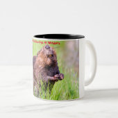 クリスマスグリーティングマイリトルビーバー ツートーンマグカップ (正面右)