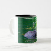 クリスマスグリーティングマイリトルビーバー ツートーンマグカップ (正面左)