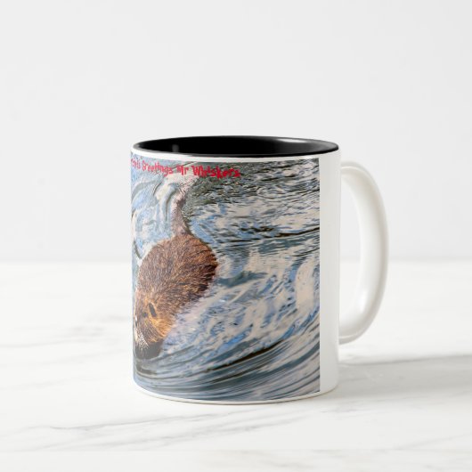 クリスマスグリーティングマイリトルビーバー ツートーンマグカップ (正面右)