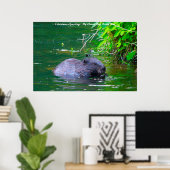 クリスマスグリーティングマイリバーラット ポスター (ホームオフィス)