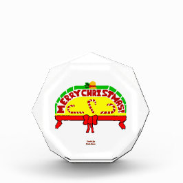 クリスマスグリーティング八角形フォトブロック フォトブロック