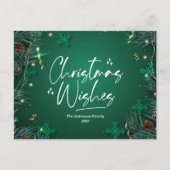 クリスマスグリーティング、クリスマスカード2023はがき シーズンポストカード (正面)