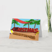 クリスマスグリーティング – ザビーチホリデーカード シーズンカード (正面)