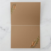 クリスマスグリーティング パープルフィンチ カード (内部)