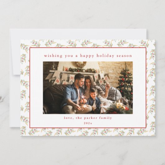 クリスマスグリーナリーのクリスマスホリデーカード（写真あり） シーズンカード (正面)
