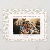 クリスマスグリーナリーのクリスマスホリデーカード（写真あり） シーズンカード (正面/裏面)