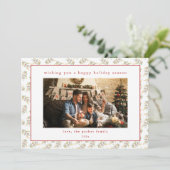 クリスマスグリーナリーのクリスマスホリデーカード（写真あり） シーズンカード (スタンド正面)