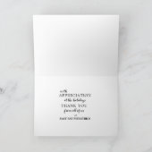 クリスマスグリーナリーホリデーグリーティングカード シーズンカード (内部)