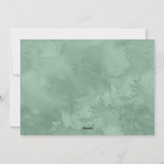 クリスマスグリーナリーホリデーグリーティングハガキ シーズンカード (裏面)