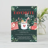クリスマスグリーンお気に入りのフェスティバルパーティー 招待状 (スタンド正面)