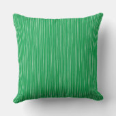 クリスマスグリーンと白の真珠のストリング クッション (裏面)