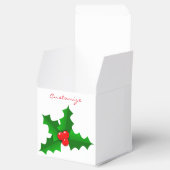 クリスマスグリーンと赤いホリーサンダー_コーブ フェイバーボックス (オープン)