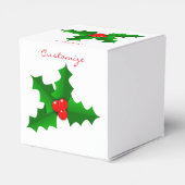 クリスマスグリーンと赤いホリーサンダー_コーブ フェイバーボックス (裏面サイド)