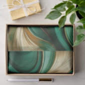 クリスマスグリーンと金ゴールド- 薄葉紙 (ギフト)