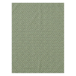 クリスマスグリーンのホールパターン テーブルクロス