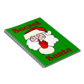 クリスマスグリーンの秘密のサンタ ノートブック (右側)