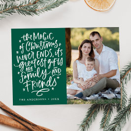 クリスマスグリーンの魔法 シーズンカード