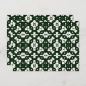 クリスマスグリーンガーランド ポストカード (正面/裏面)