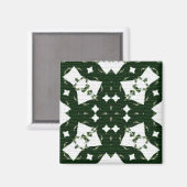 クリスマスグリーンガーランド マグネット (正面/裏面)