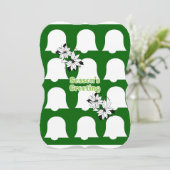 クリスマスグリーンシーズングリーティングフラットグリーティングカード カード (スタンド正面)