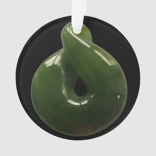 クリスマスグリーンストーンの装飾 オーナメント (正面)