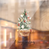 クリスマスグリーンツリー |メリークリスマス ウィンドウサイン (シート2)