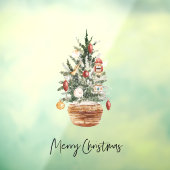 クリスマスグリーンツリー |メリークリスマス ウィンドウサイン (シート3)