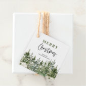 クリスマスグリーンツリー |メリークリスマス フェイバータグ (インサイチュ)