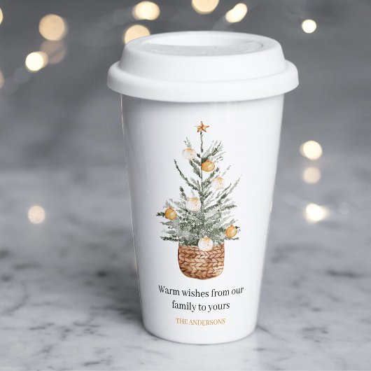 クリスマスグリーンツリー |メリークリスマス 紙コップ