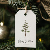 クリスマスグリーンツリー | Merry Christmas Giftラベル ギフトタグ