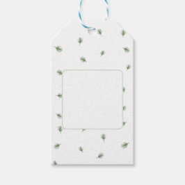 クリスマスグリーンパイン ギフトタグ