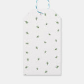 クリスマスグリーンパイン ギフトタグ (裏面)