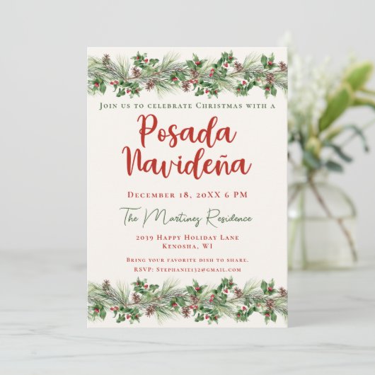 クリスマスグリーンフェスティバルメキシカンポサダナビデナ 招待状 (スタンド正面)