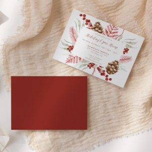 クリスマスグリーンフローラホリデーオープンハウス 招待状