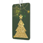 クリスマスグリーンホリデーグリッタースパークル カーエアーフレッシュナー (左)