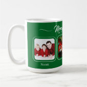 クリスマスグリーンマグカップ コーヒーマグカップ (左)