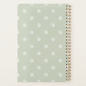 クリスマスグリーンリース プランナー手帳 (裏面)