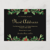 クリスマスグリーンリーニューアドレスホリデームーブメント ポストカード (正面)