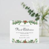 クリスマスグリーンリーニューアドレスホリデームーブメント ポストカード (スタンド正面)