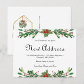 クリスマスグリーンリーニューアドレスホリデームーブメント ポストカード (正面/裏面)