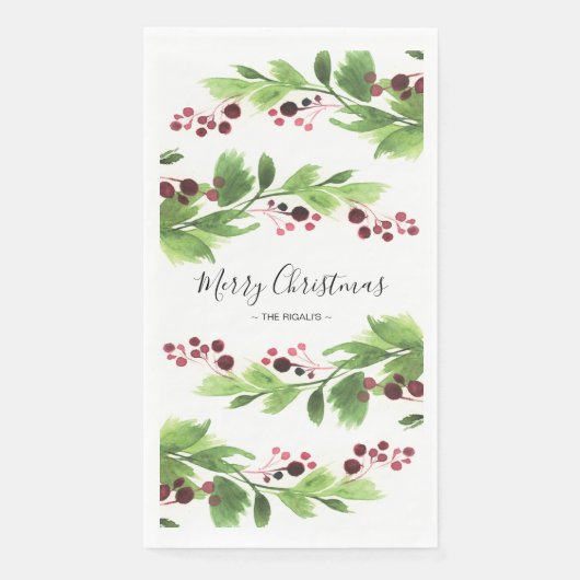 クリスマスグリーンリーレッドベリー (正面)