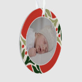 クリスマスグリーン保リ オーナメント (正面)