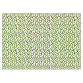 クリスマスグリーン葉パインズ、コーン&レッドベリー テーブルクロス (正面(横))