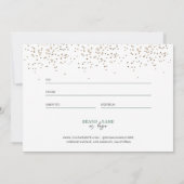 クリスマスグリーン金ゴールドグリッターギフト券 (裏面)