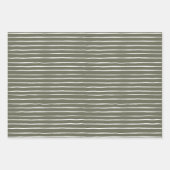 クリスマスグリーン離れリーズ&ベリー ラッピングペーパーシート (正面3)