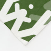 クリスマスグリーン3フォトコラージョイフリースブランケット フリースブランケット (角)