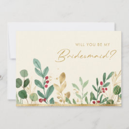 クリスマスグリーン |クリーム花嫁の提案 招待状