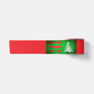クリスマスグリーン サテンリボン
